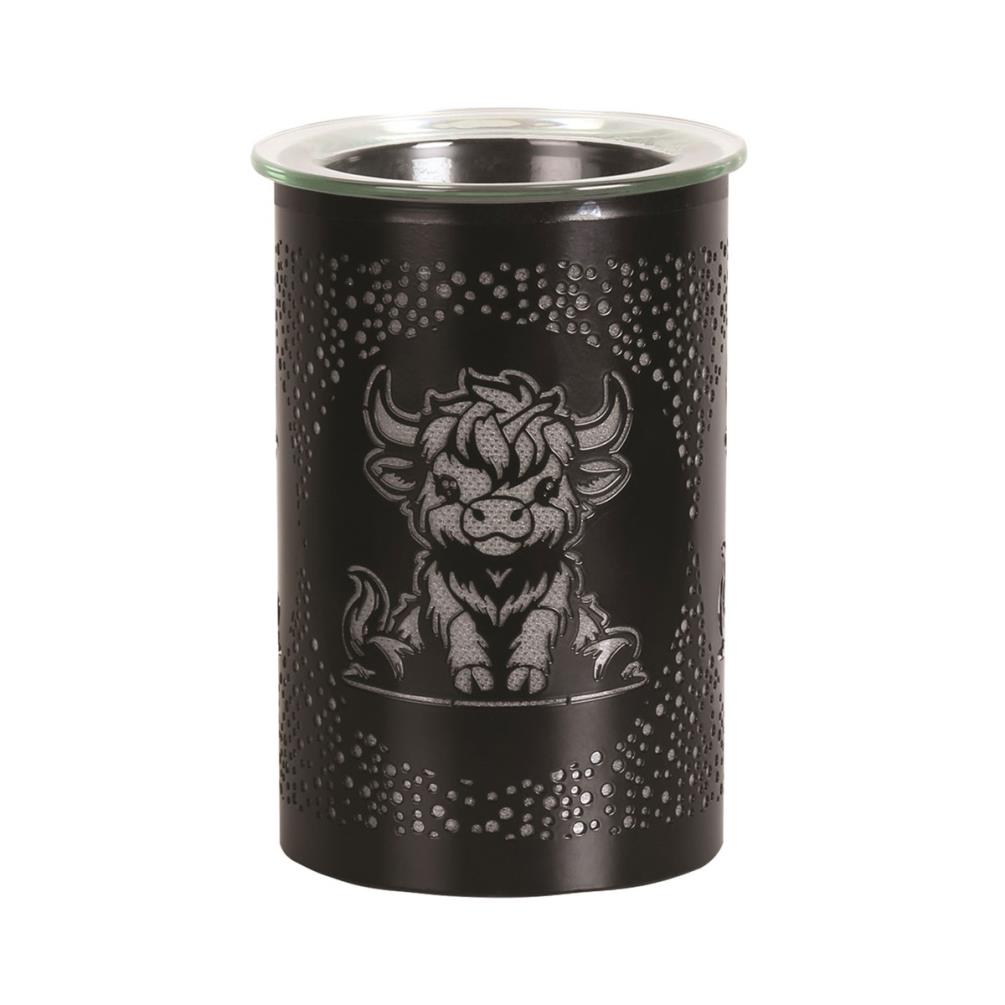 Aroma Black Highland Cow Colour Changing Electric Wax Melt Warmer Extra Image 3
